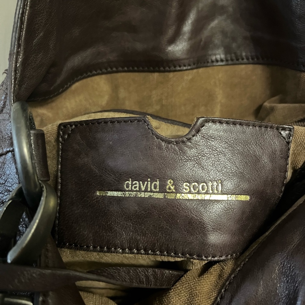 david&amp;scotti レザーバック David & Scotti | Bags | David Scotti Leather Handbag | Poshmark
